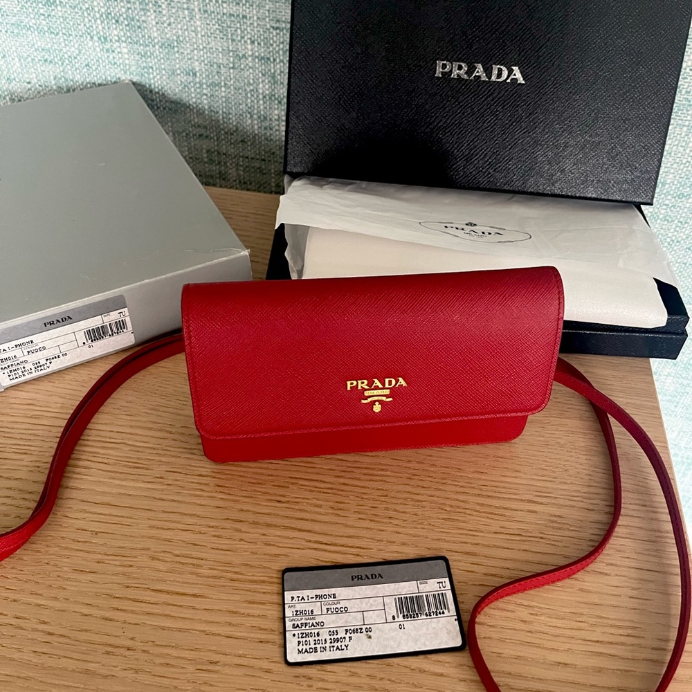 Prada Saffiano Lux Crossbody bag